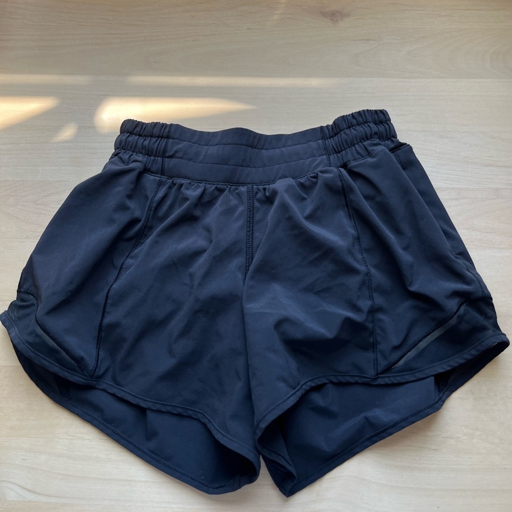 Lululemon Black Hotty Hot Short